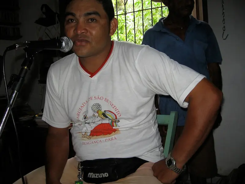 Entrevista com Zezinho, encarregado da Comitiva dos campos do São Benedito de Bragança. Ourém, 17/08/2006.