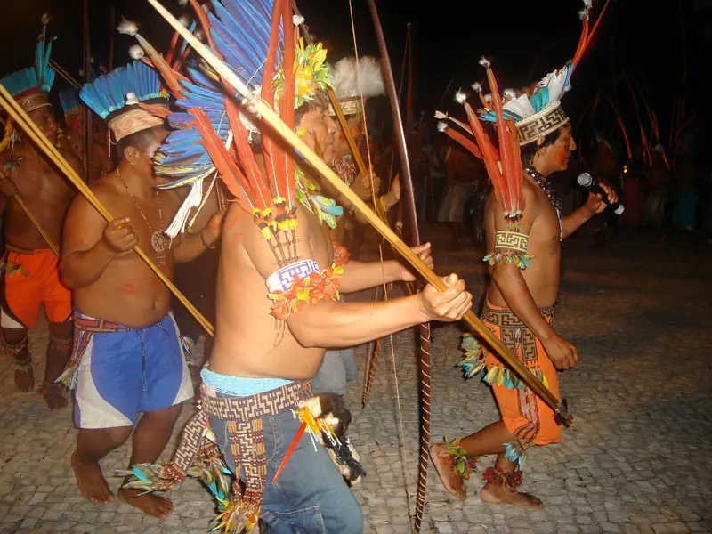 Apresentação de Wai-wai na primeira conferencia estadual de cultura do Pará