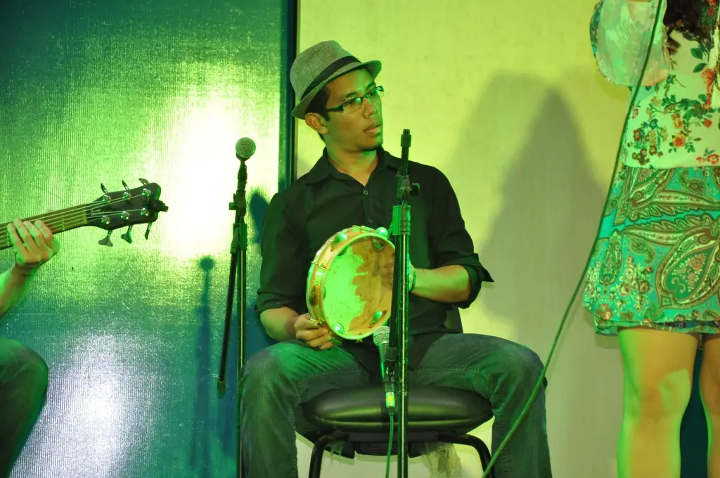 Everson César no "Wirapu'ru - Encontro Internacional de Música na Amazônia", promovido pela Ufopa em 2015.