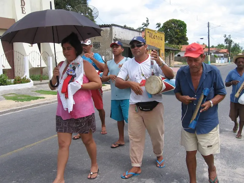 Comissão dos Campos da Marujada de Bragança, nas ruas de Ourém.