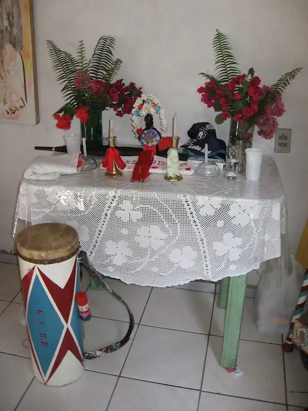 Altar para São Benedito de Bragança. Ourém, agosto de 2006.