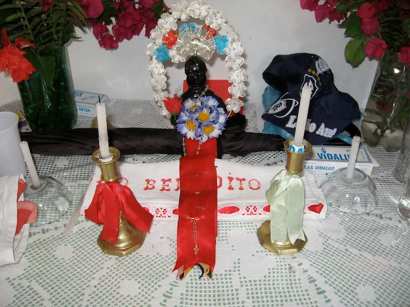 Altar para São Benedito de Bragança. Ourém, agosto de 2006.