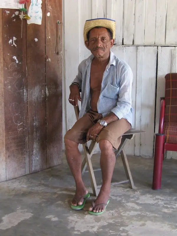 Luiz Maria, da Comissão dos Campos da Marujada de Bragança, em Ourém, 2006.