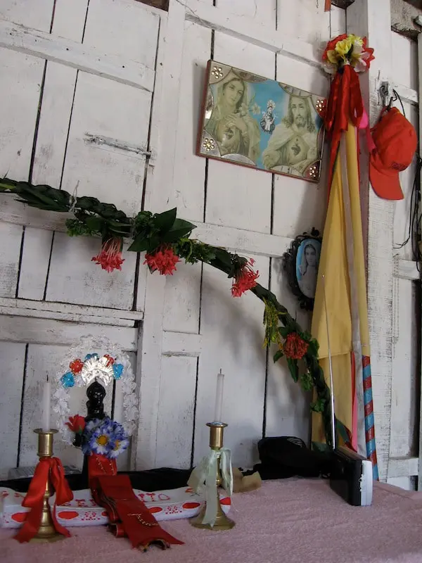 Altar para São Benedito de Bragança. Ourém, agosto de 2006.